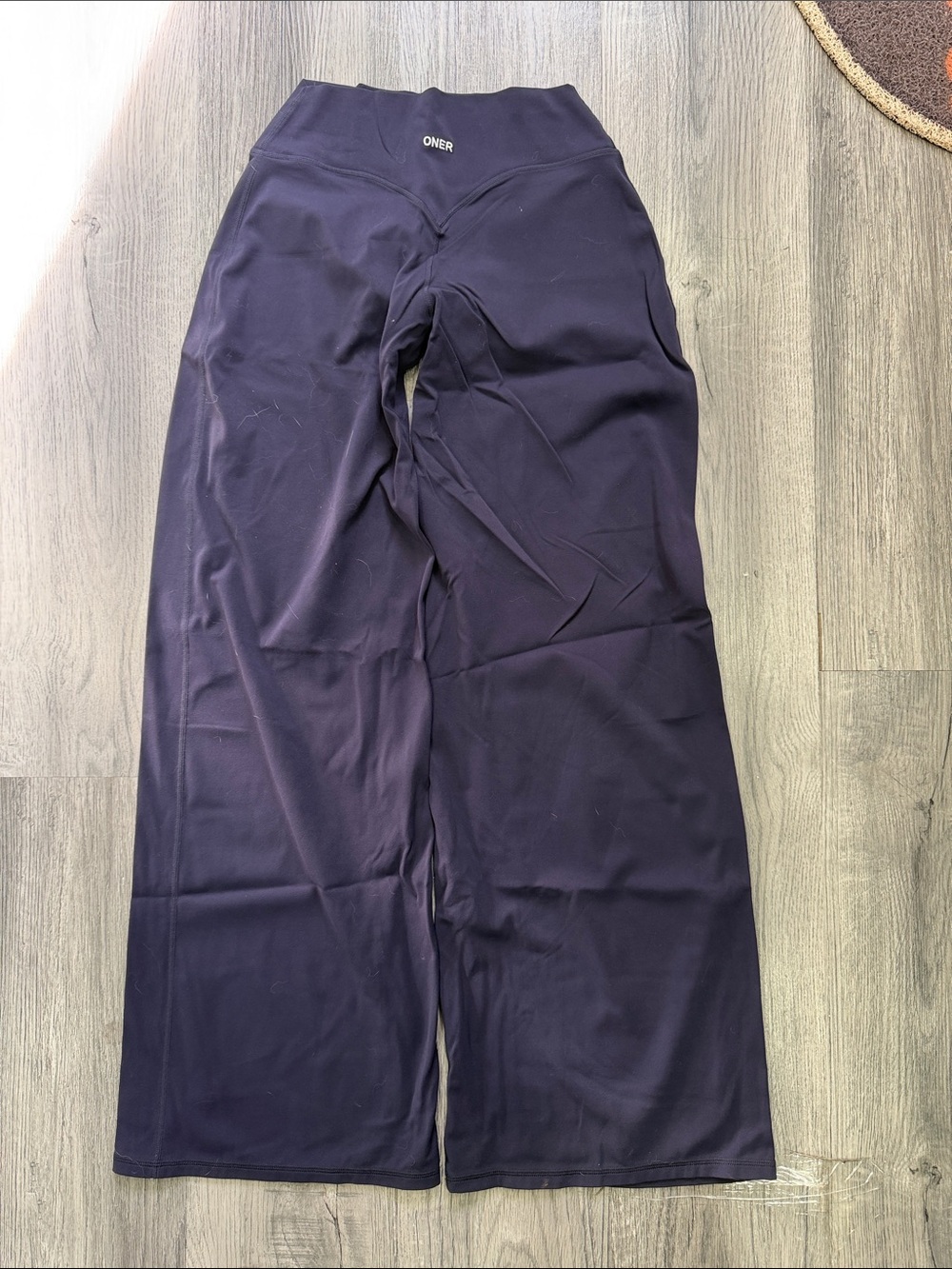 Oner Active Navy Wide-Leg High-Rise Workout Pants